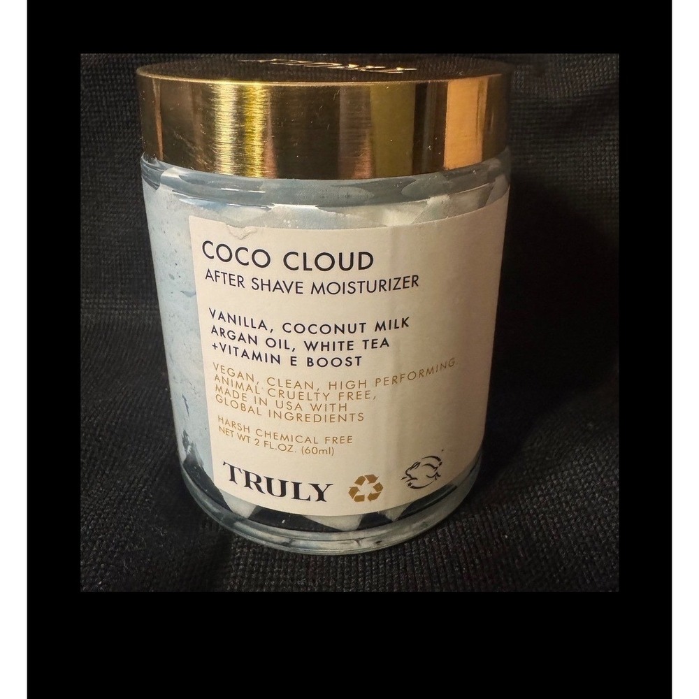 Truly Beauty Coco Cloud After Shave Moisturizer Coconut Milk Argan Oil 2oz 60ml